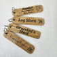 Custom Engraved Wooden Keychain