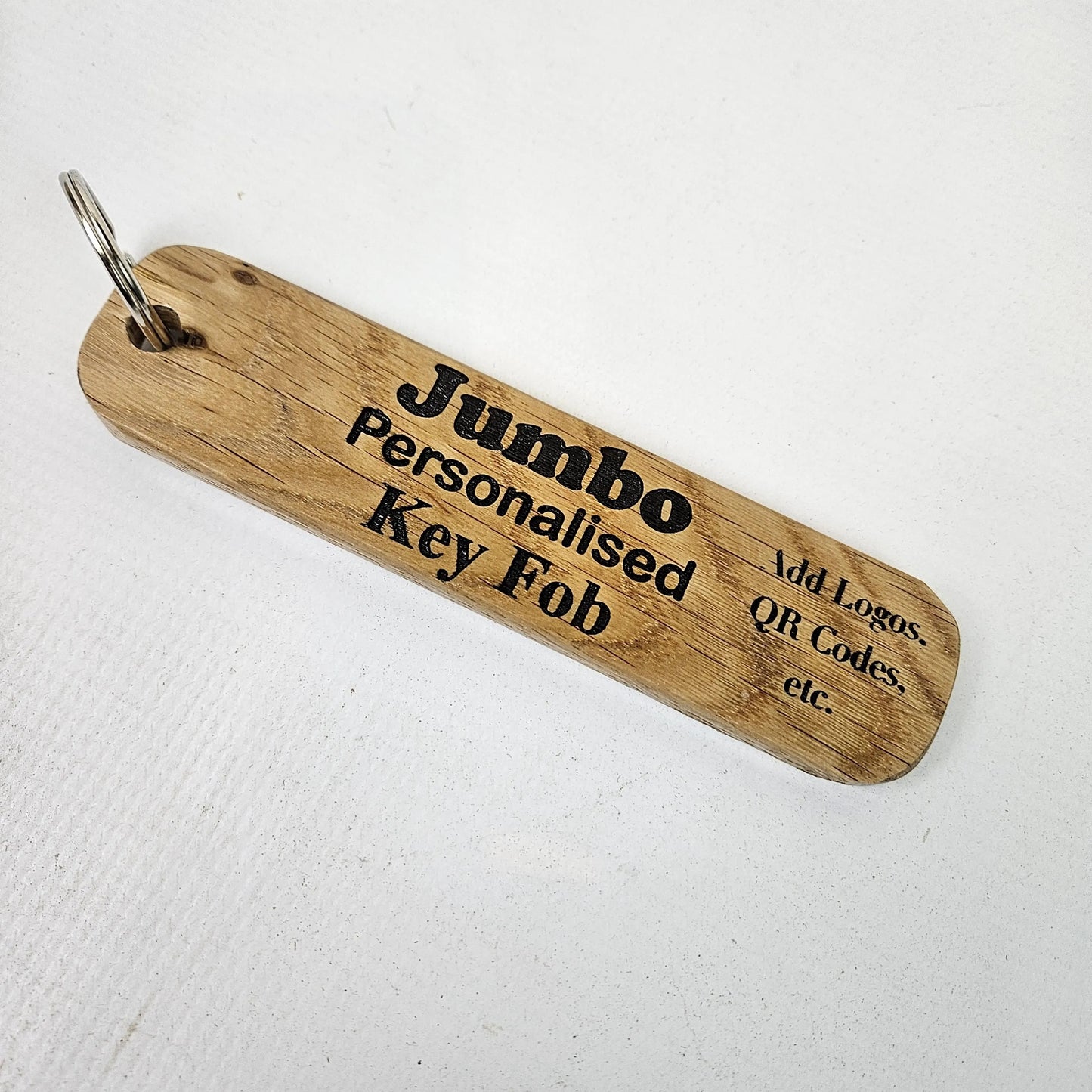 Custom Engraved Wooden Keychain