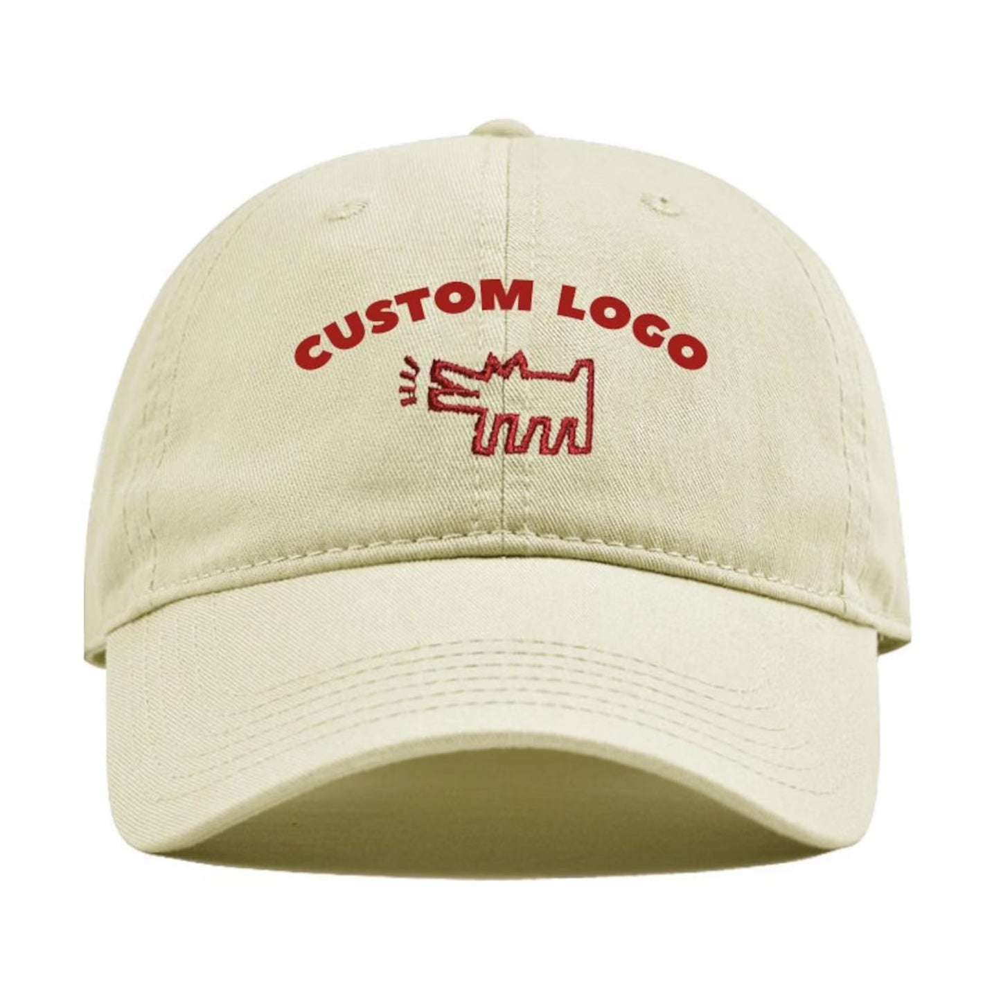 Custom Embroidered Baseball Hat with Your Text or Logo