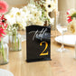 Acrylic Wedding Table Number