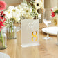 Acrylic Wedding Table Number