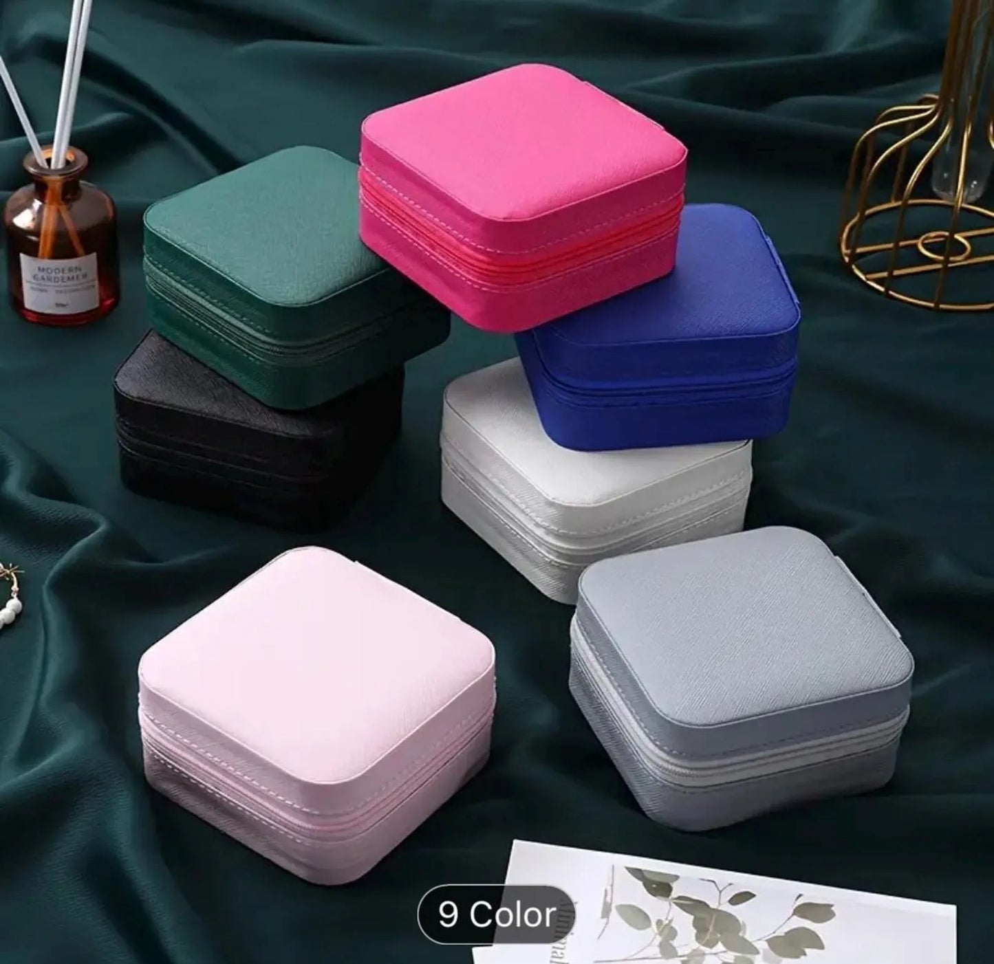 Personalized travel jewelry box