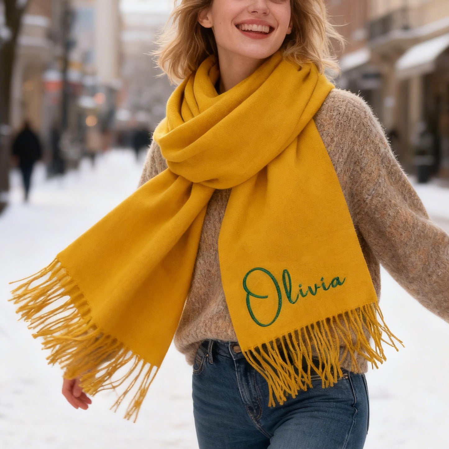 Personalized Monogrammed Scarf