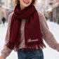 Personalized Monogrammed Scarf