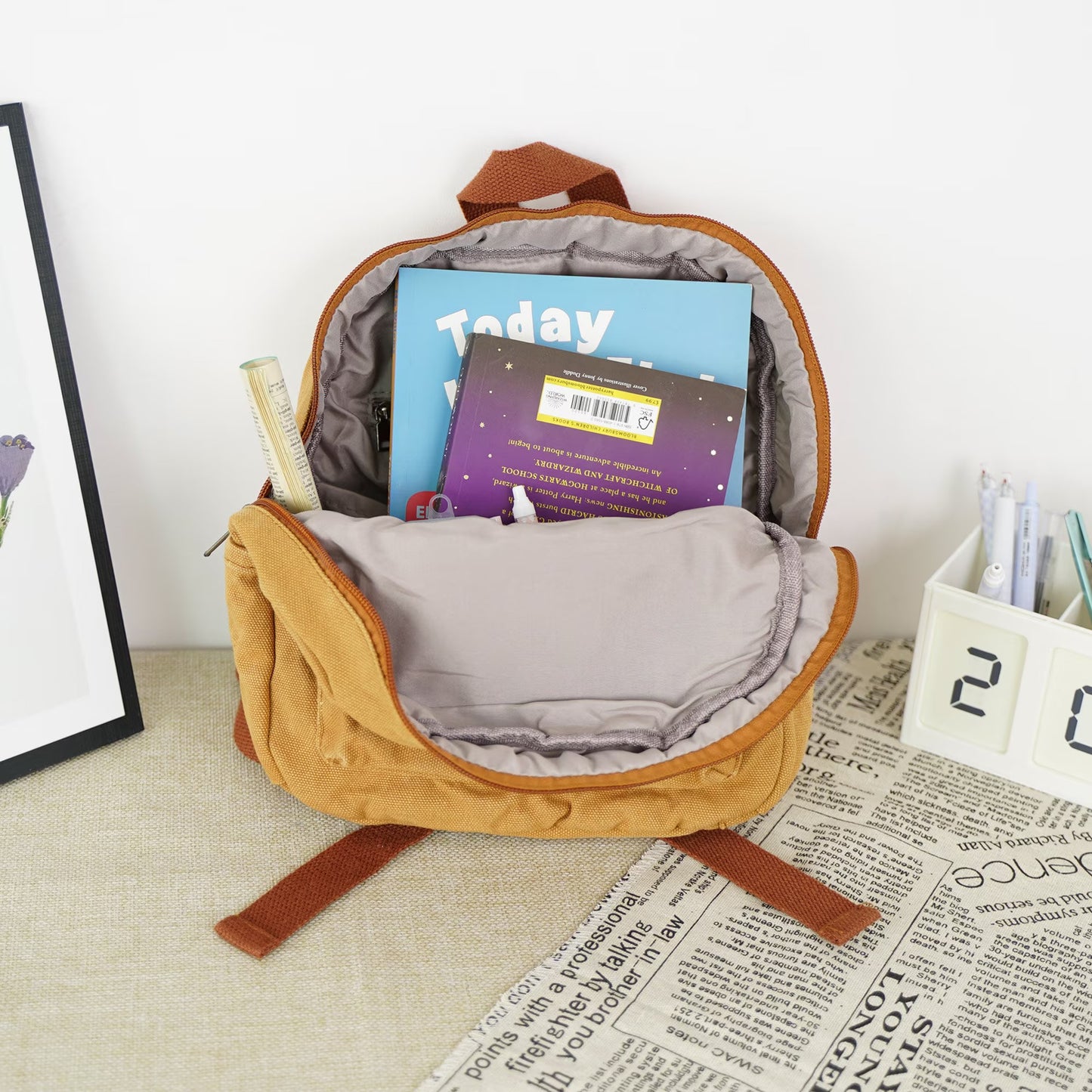 Personalized Kids Canvas Backpack