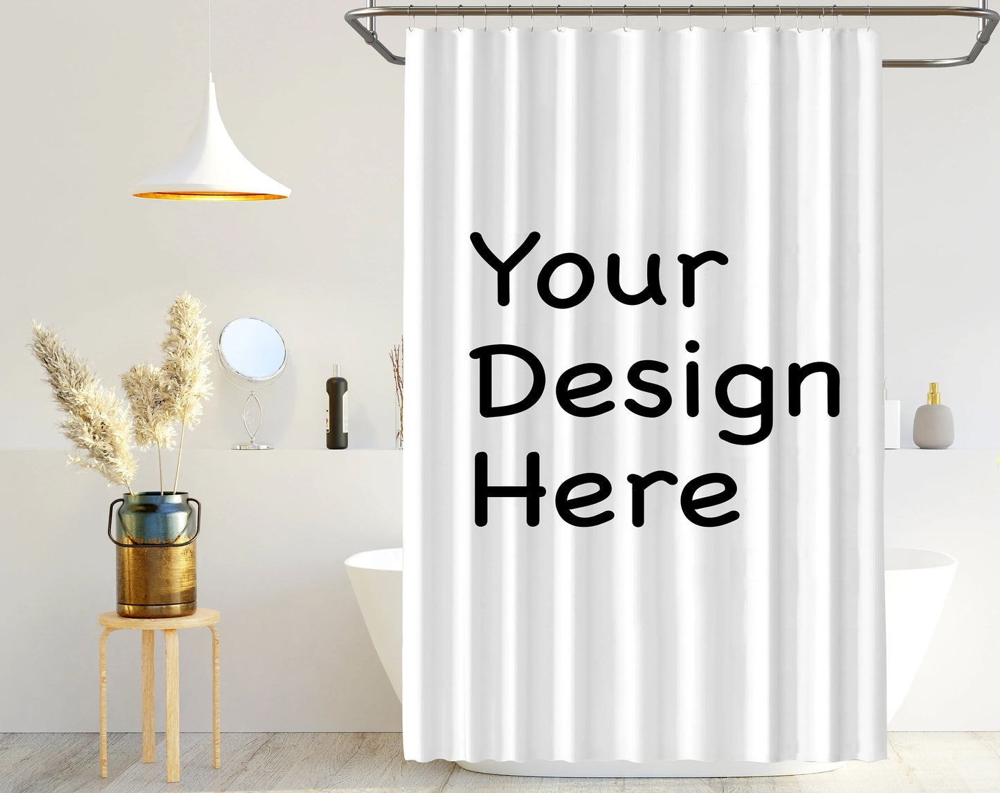 Custom Monogram Shower Curtains
