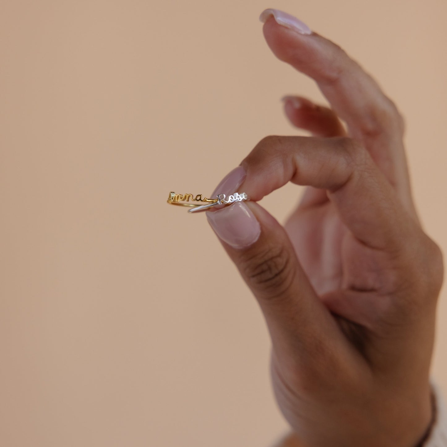 Custom Name Ring