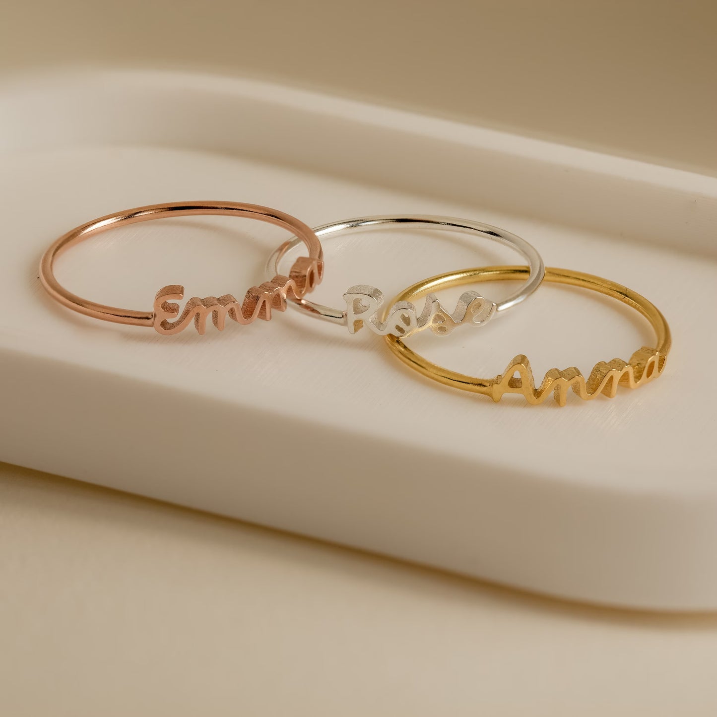 Custom Name Ring