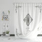 Custom Monogram Shower Curtains