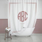 Custom Monogram Shower Curtains