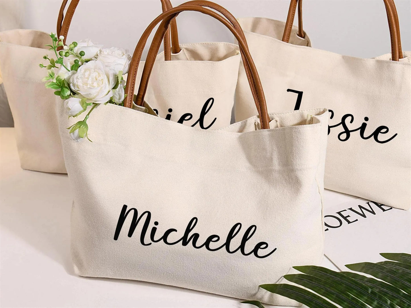 Custom Tote Bags for bridal shower