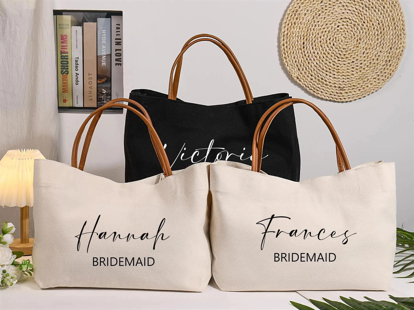 Custom Tote Bags for bridal shower