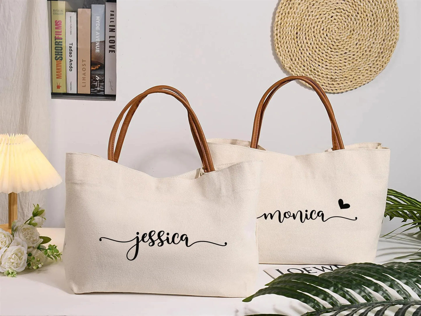 Custom Tote Bags for bridal shower