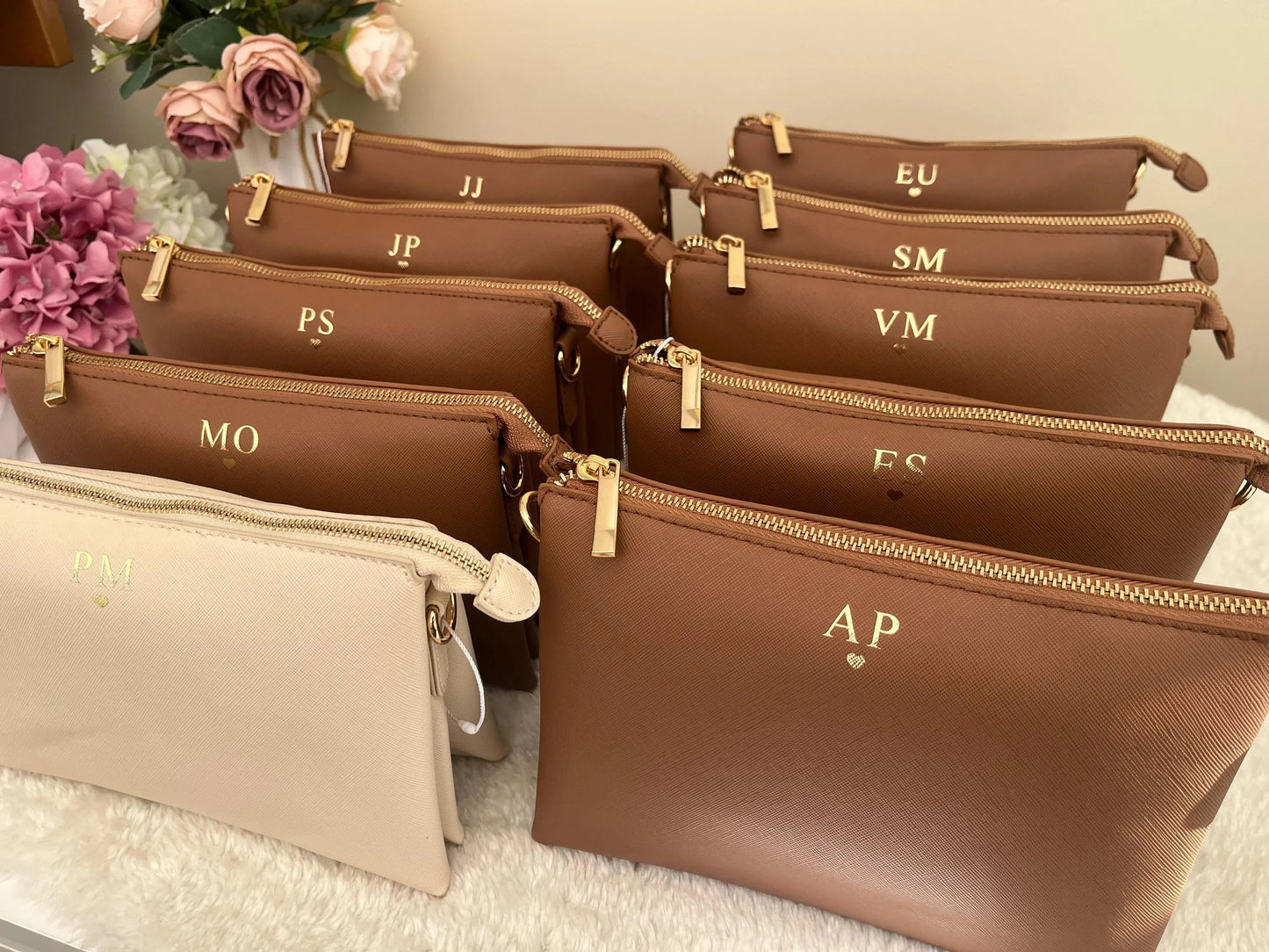 Personalized Leather Crossbody Bag