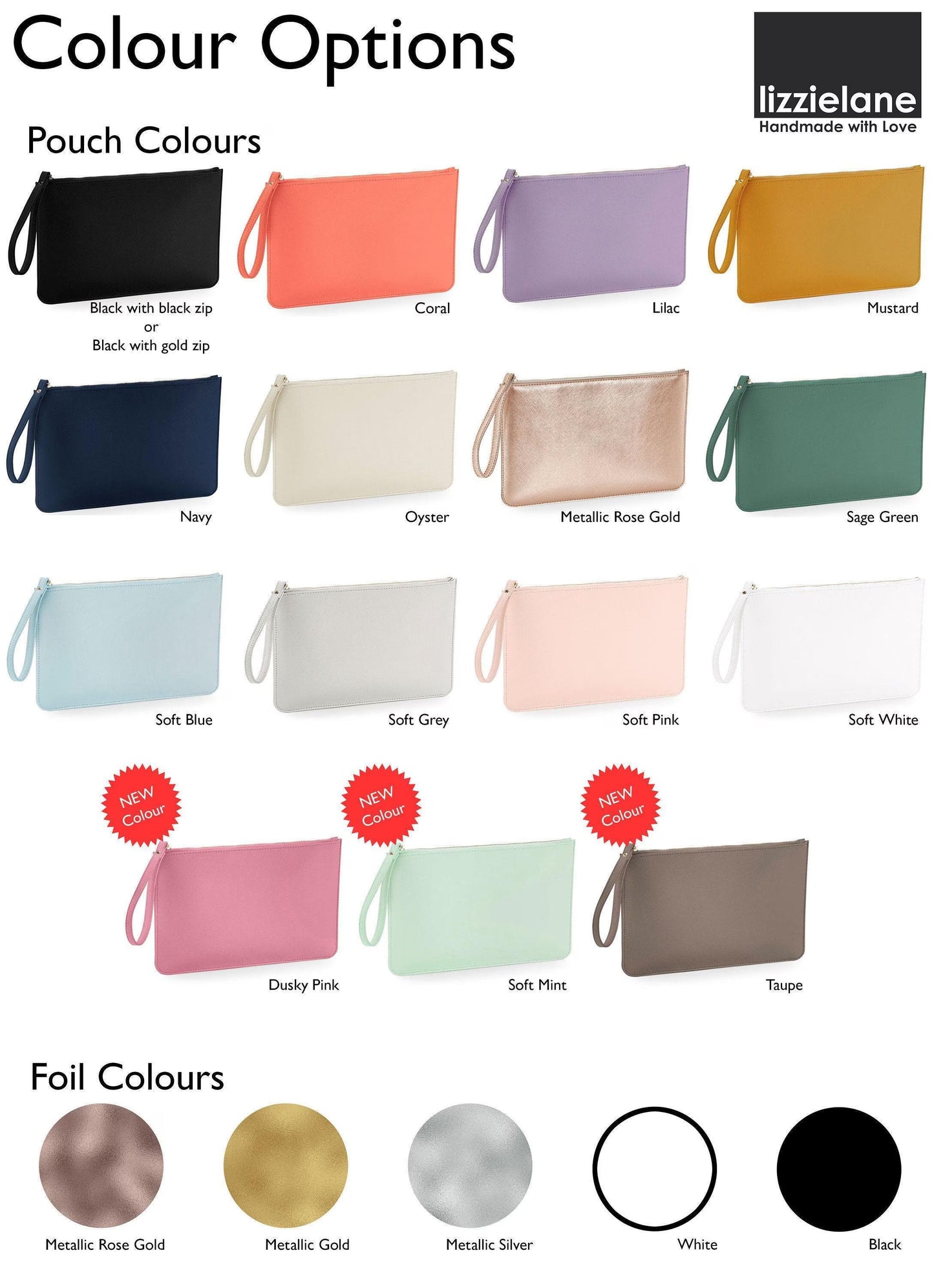 Personalized Leather Clutch Bags