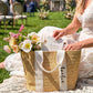 Personalized Straw Beach Bag and Bachelorette Tote