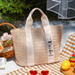 Personalized Straw Beach Bag and Bachelorette Tote