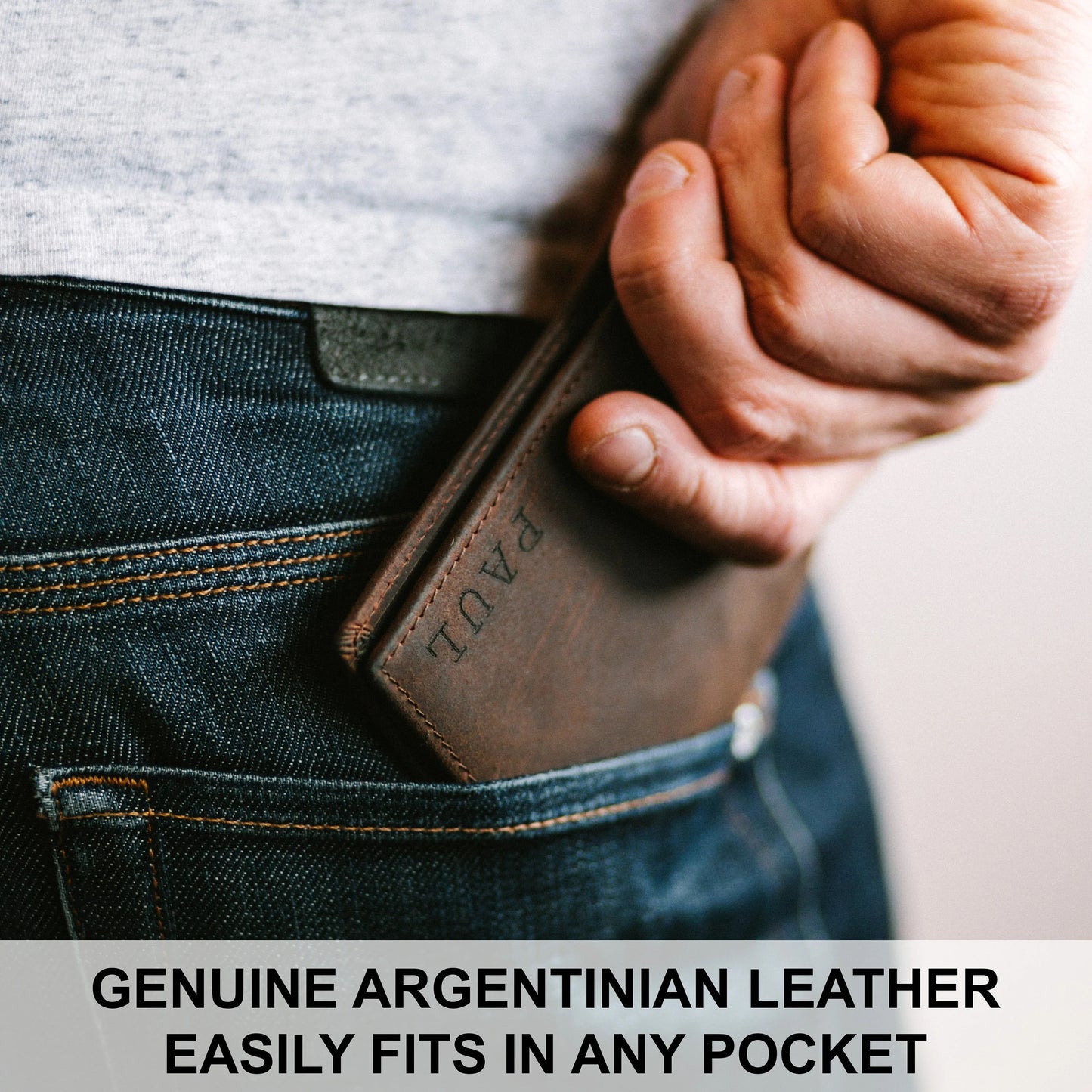 Custom Monogrammed Wallet