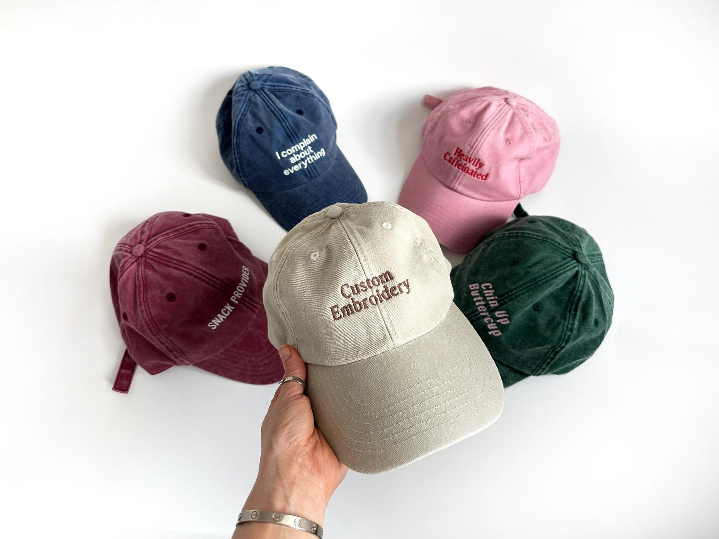 Custom Embroidered 3D Text Hat