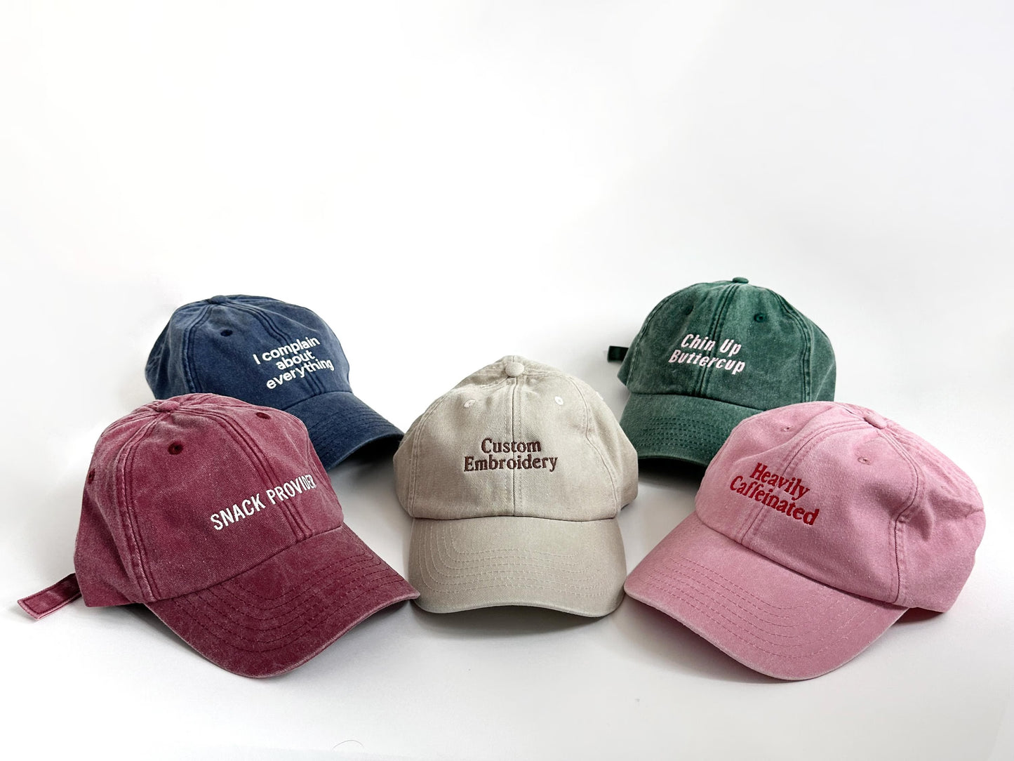 Custom Embroidered 3D Text Hat