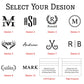Custom Monogrammed Wallet