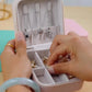 Personalized travel jewelry box