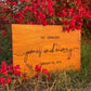 Engraved Wooden Wedding Welcome Sign