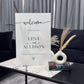 Modern Minimalist Wedding Welcome Sign