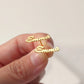 Personalized Silver Name Earrings
