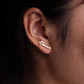 Personalized Silver Name Earrings