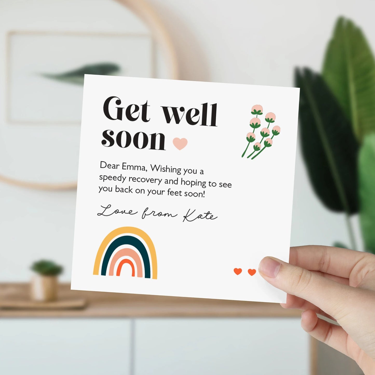 Custom Get Well Soon Cards