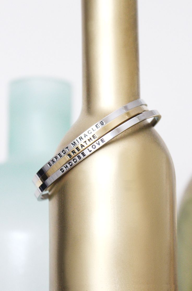 Custom Engraved Cuff Bracelet With Personalized Message