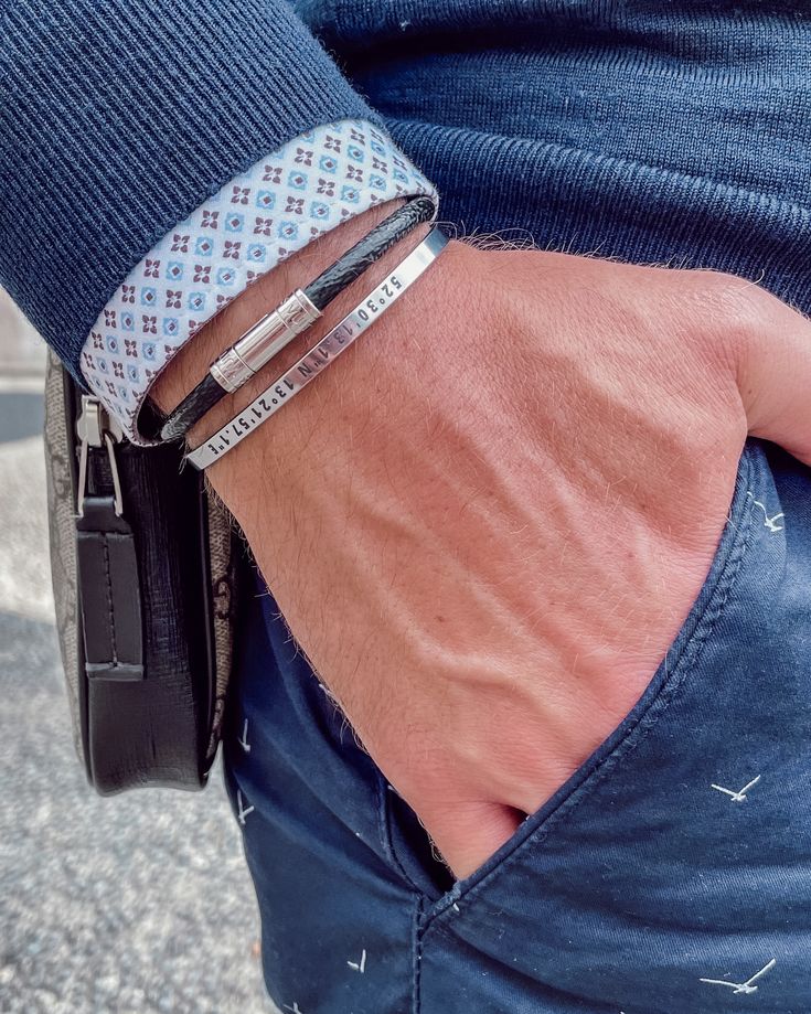 Custom Engraved Cuff Bracelet With Personalized Message