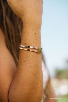 Custom Engraved Cuff Bracelet With Personalized Message