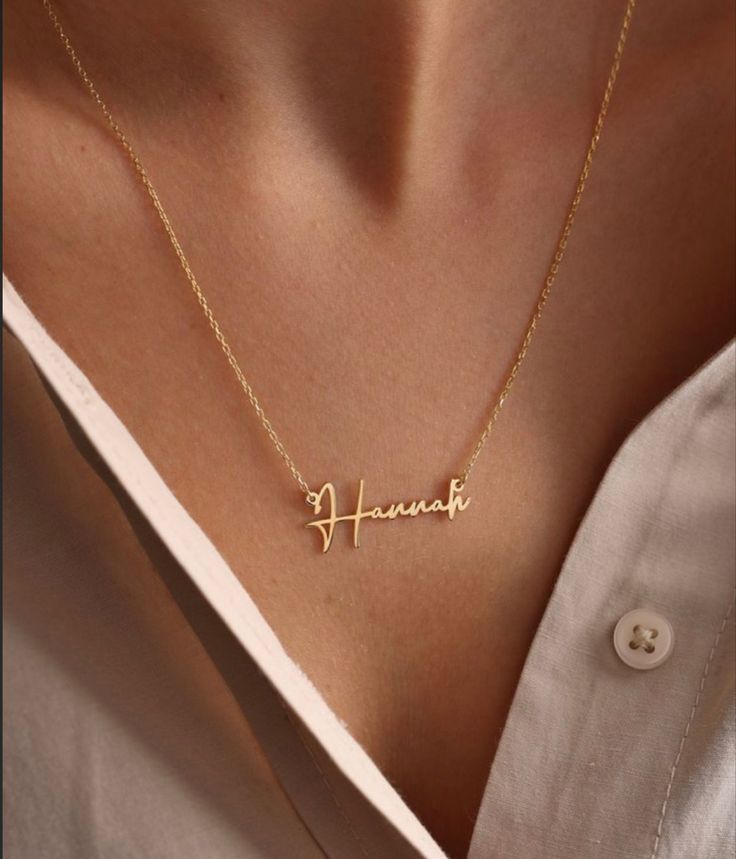 Personalized Name Necklace That Tells Your Story