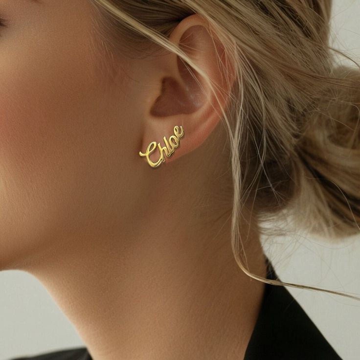 Personalized Name Earrings Crafted Just for You