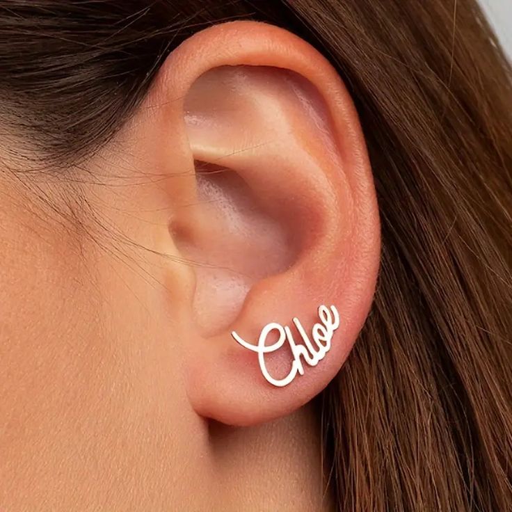 Personalized Name Earrings Crafted Just for You