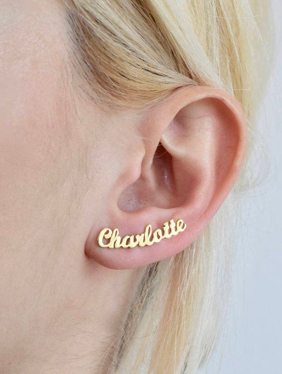 Personalized Name Earrings Crafted Just for You