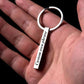 Personalized 4 Sided Bar Keychain Engraved With Custom Name or Message