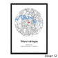 Custom Couple Wedding Journey Map