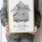Custom Couple Wedding Journey Map