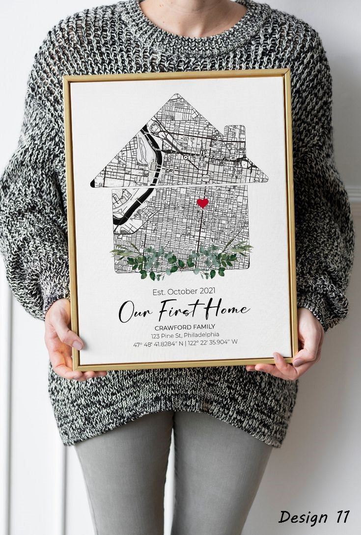 Custom Couple Wedding Journey Map