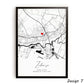 Custom Couple Wedding Journey Map