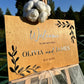 Laser Cut Wooden Wedding Welcome Sign