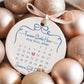 Personalized Wedding Calendar Ornament | Custom Date, Names & Message