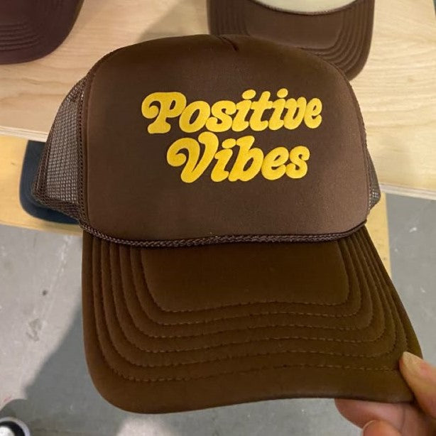 Custom Puff Print Trucker Hat