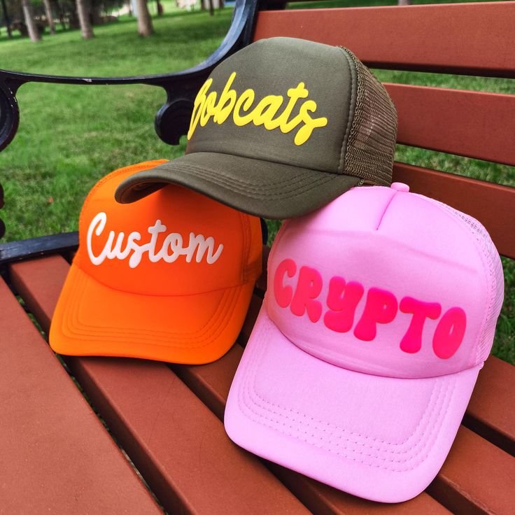 Custom Puff Print Trucker Hat