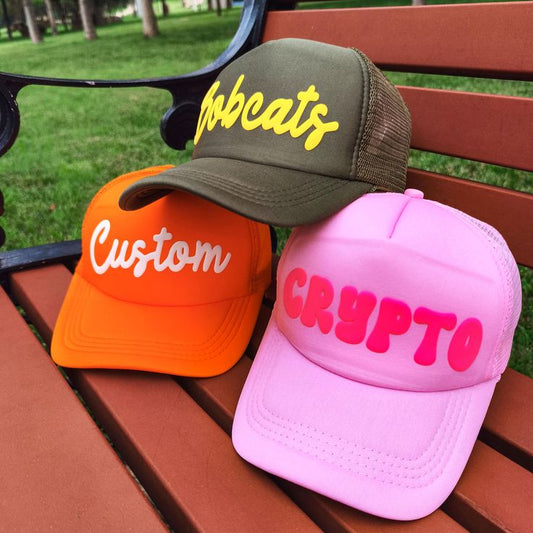 Custom Puff Print Trucker Hat