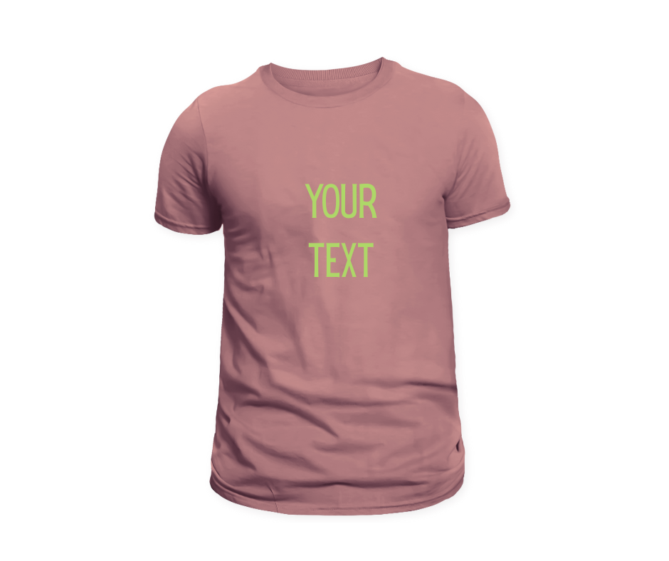 Custom Round Neck Printed T-Shirt
