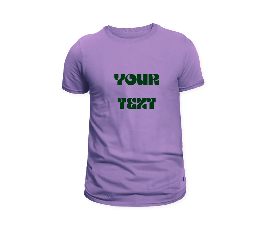 Custom Round Neck Printed T-Shirt
